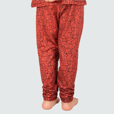 Kids' Therma Base Layer Pants BlackStrap #color_magma-rust