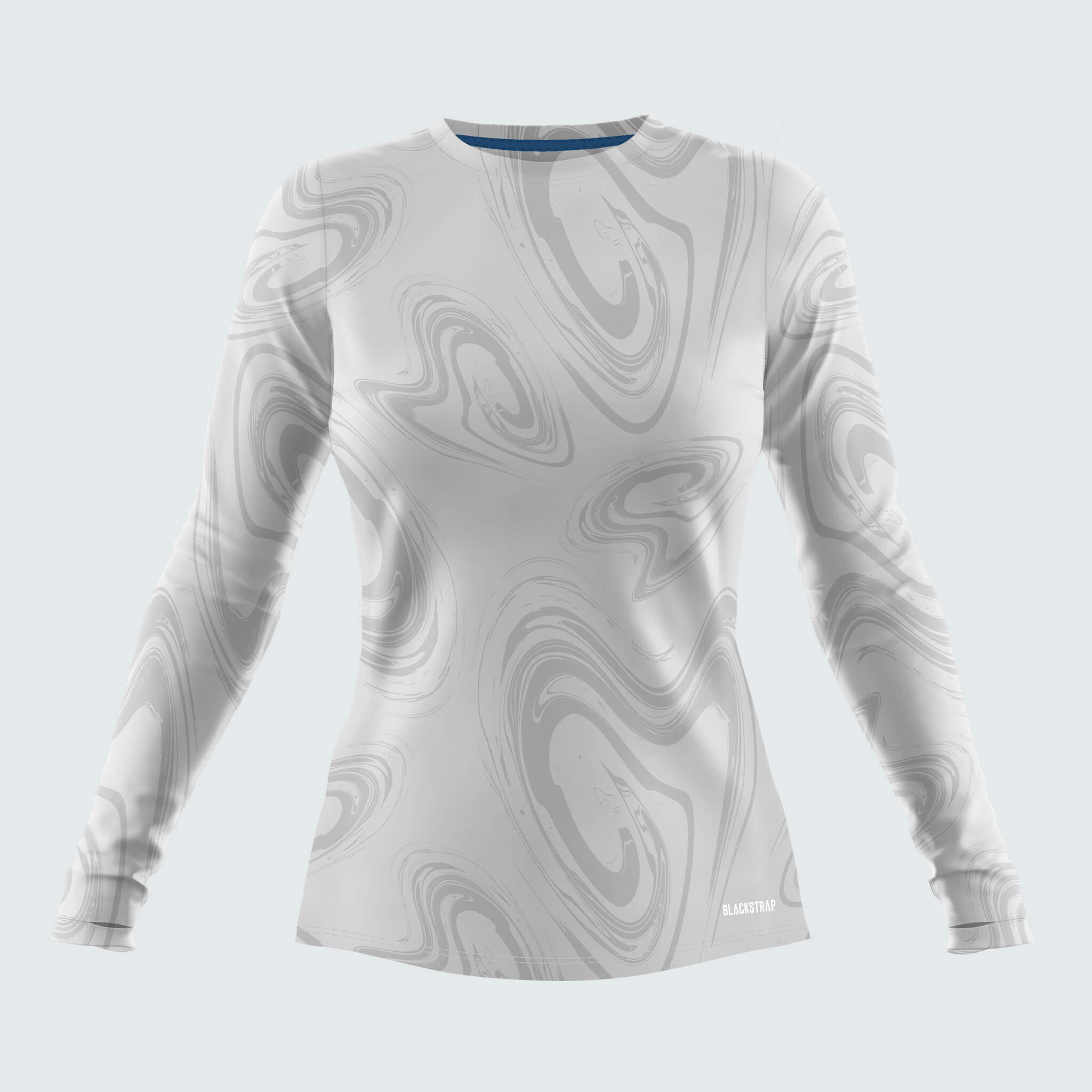 Women's Brackish Crewneck Long Sleeve BlackStrap #color_hyper-ash