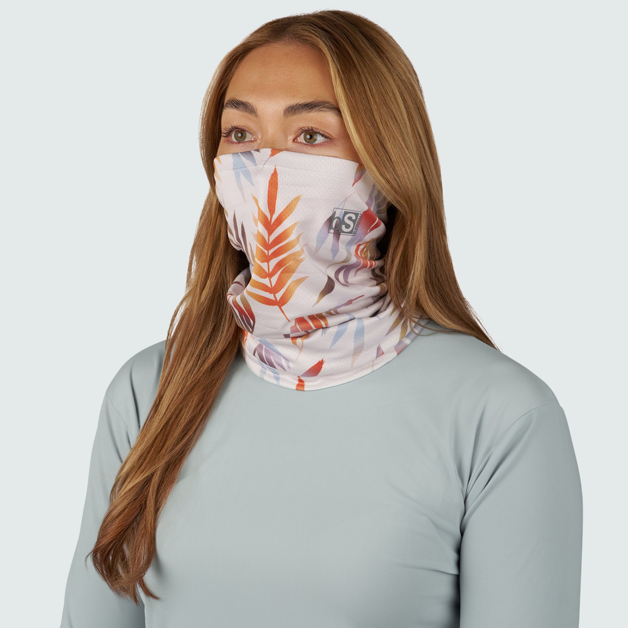 Daily Tube Neck Gaiter | Prints BlackStrap #color_rainbow-ferns