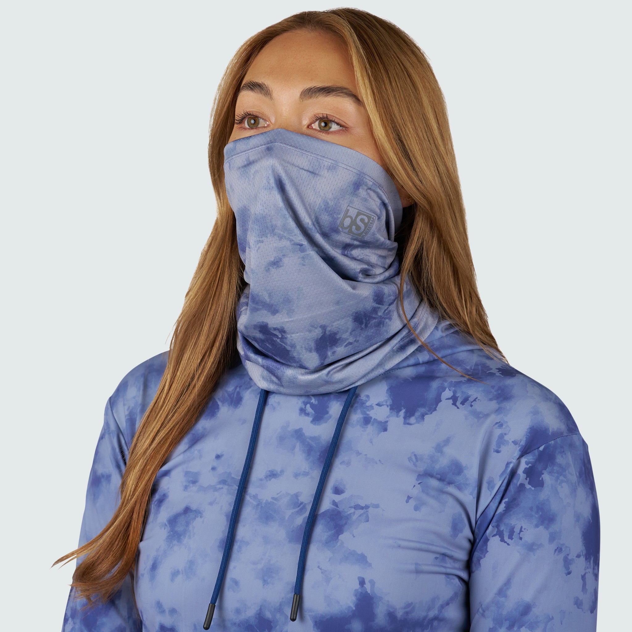 Daily Tube Neck Gaiter | Prints BlackStrap #color_tie-dye-crescent