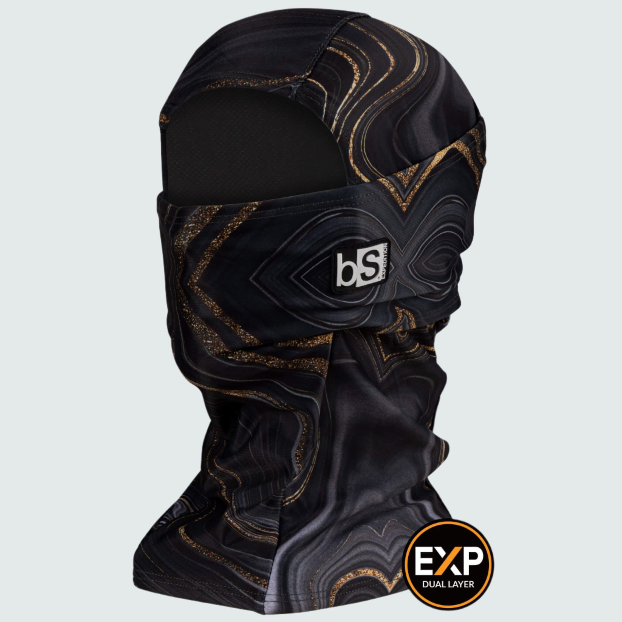 Expedition Hood Balaclava | Prints BlackStrap Geode Black #color_geode-black