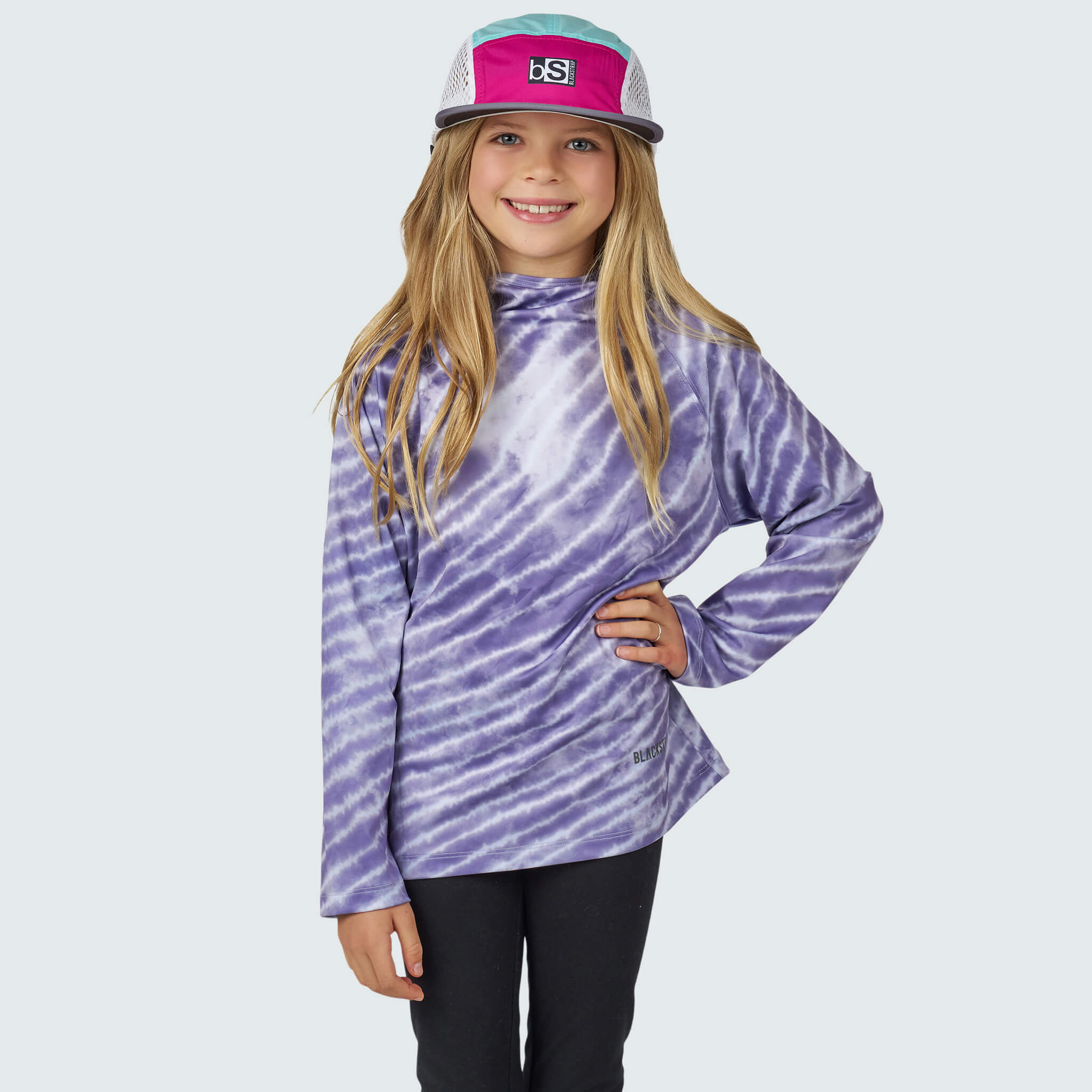 Kids' Brackish Hoodie BlackStrap #color_sunkissed crescent