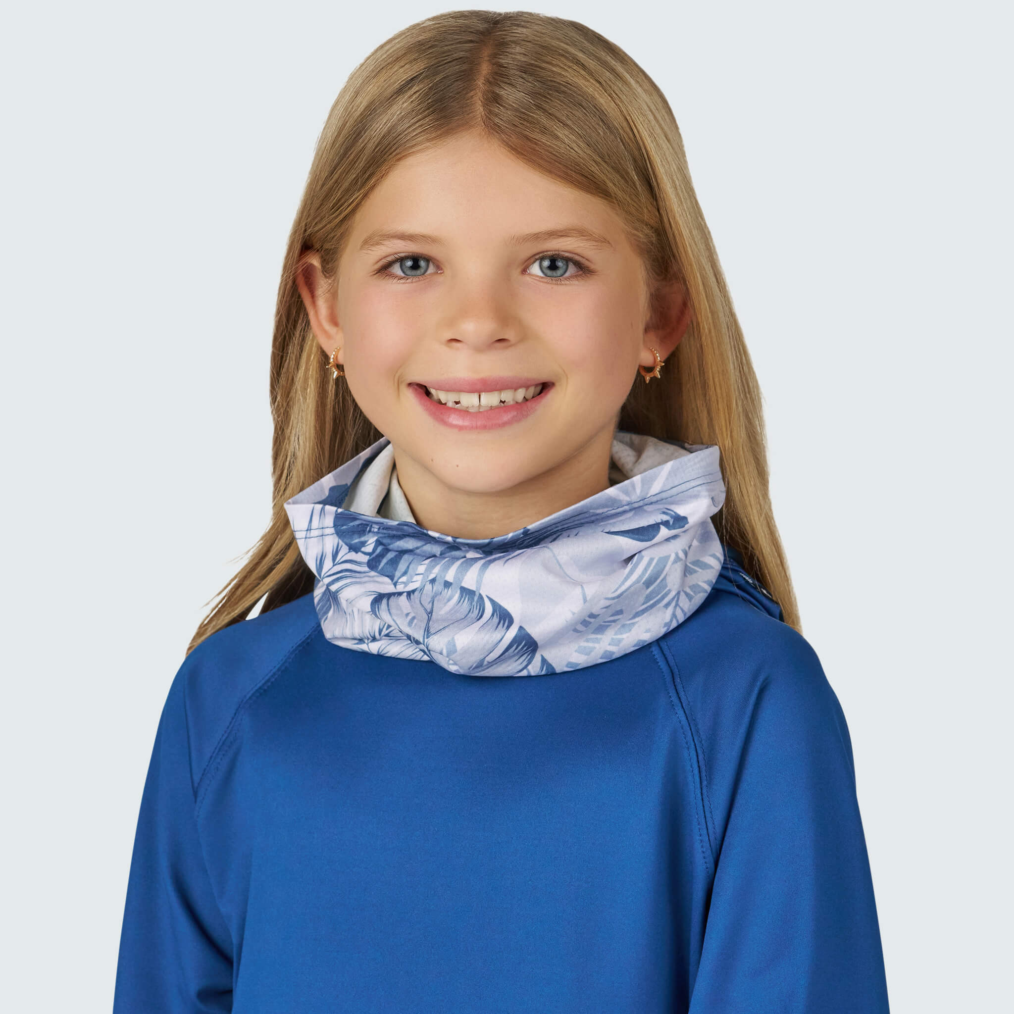 Kids' Daily Tube Neck Gaiter BlackStrap #color_aloha-deschutes