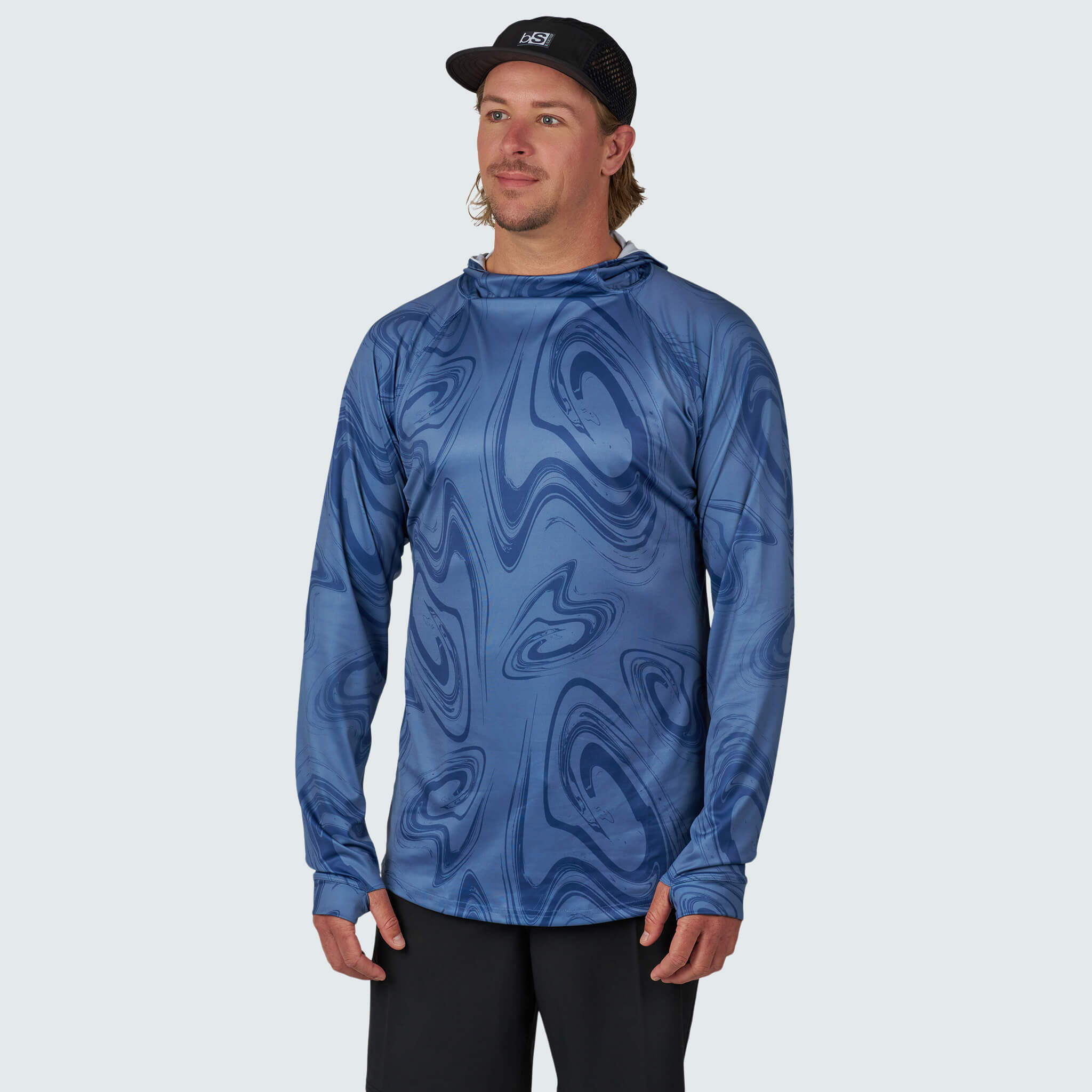 Men's Brackish Hoodie BlackStrap #color_hyper-metolius