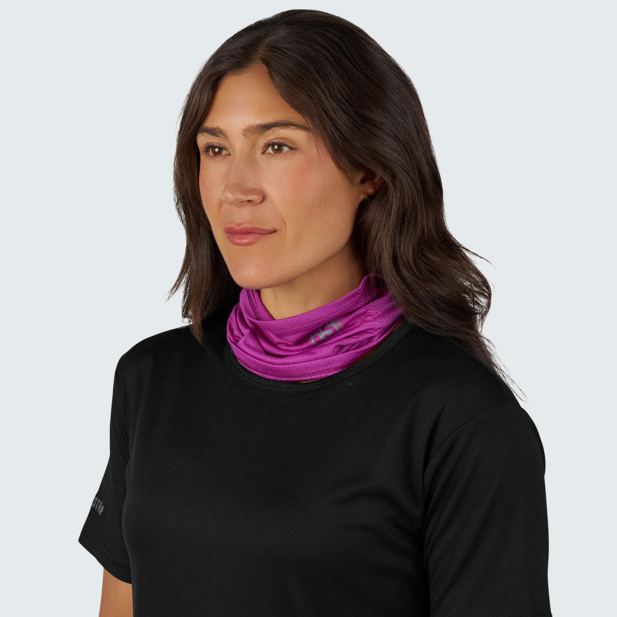 Multifunctional UV Headband BlackStrap #color_currant