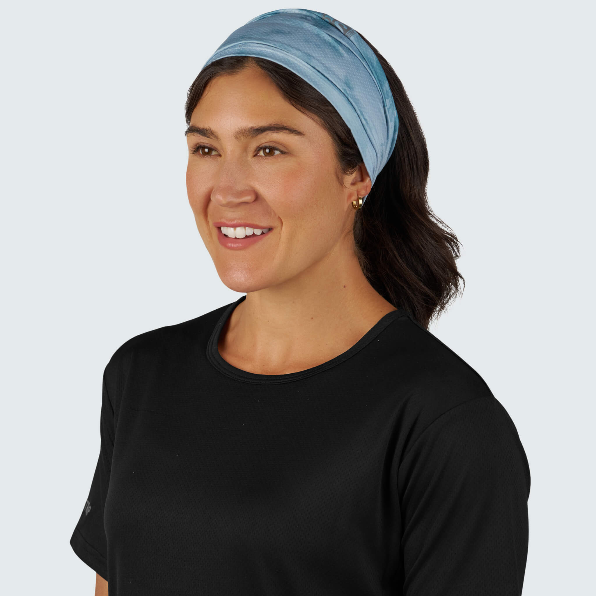Multifunctional UV Headband BlackStrap #color_tie-dye-juniper