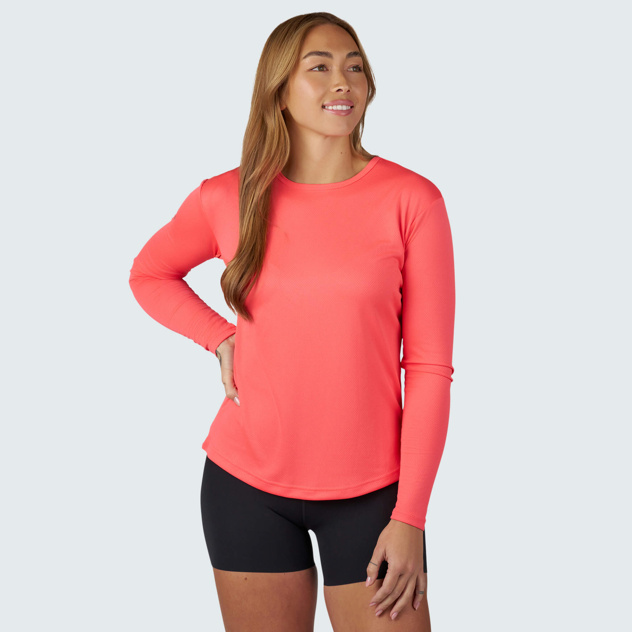 Women's Voyage Crewneck Long Sleeve BlackStrap #color_maple