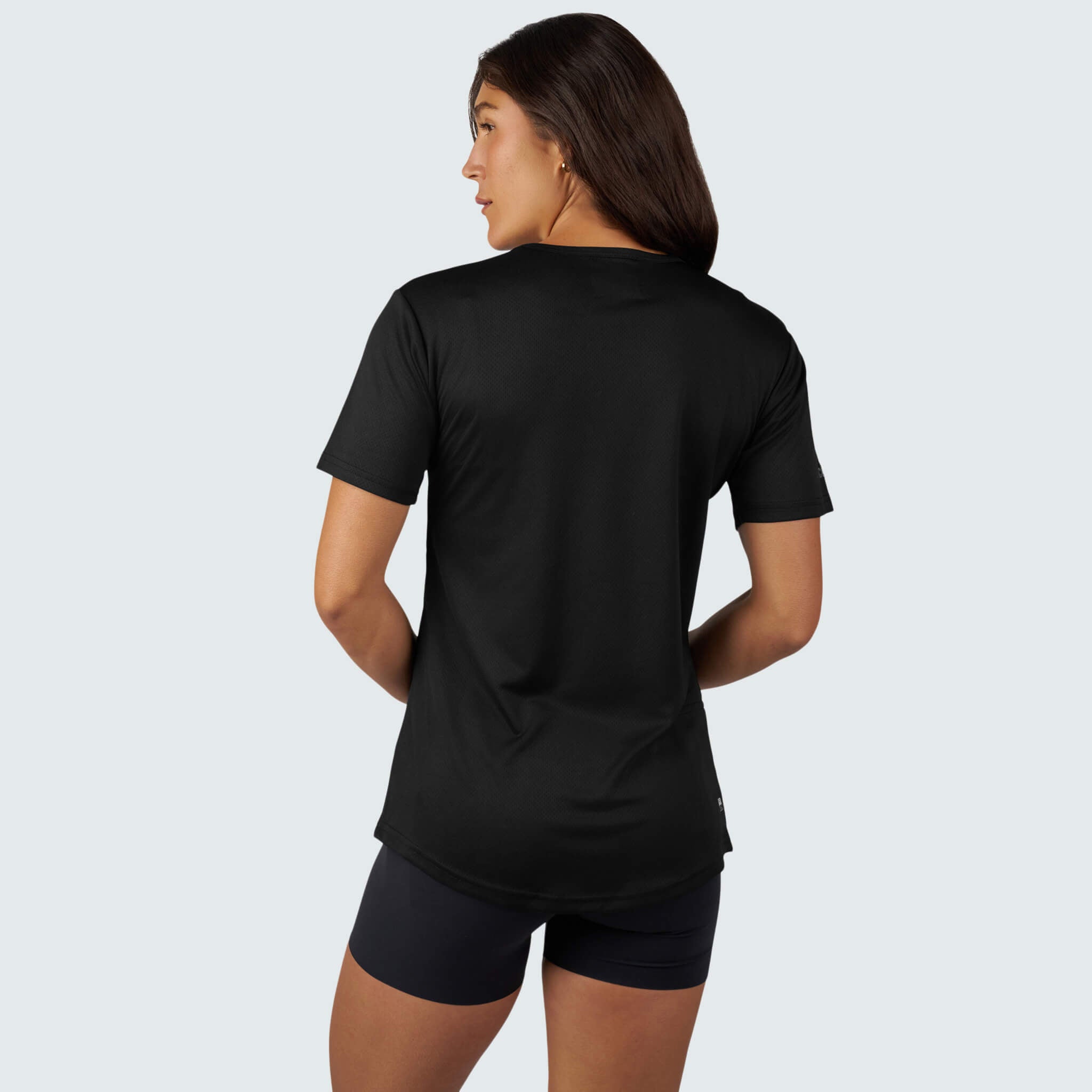 Women's Voyage Tee Shirt BlackStrap #color_black