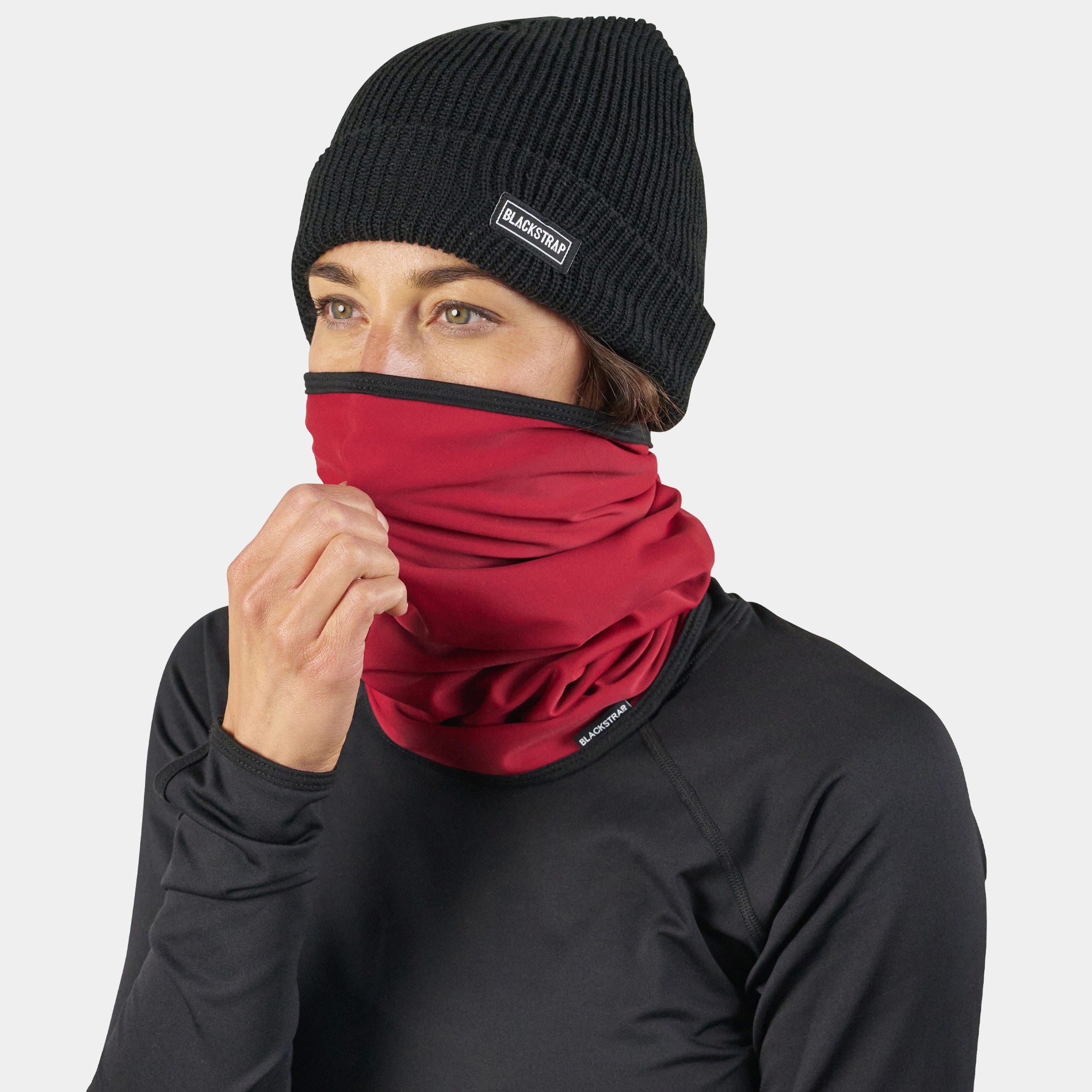 APEX Tube Neck Warmer | Solids BlackStrap Maroon #color_maroon