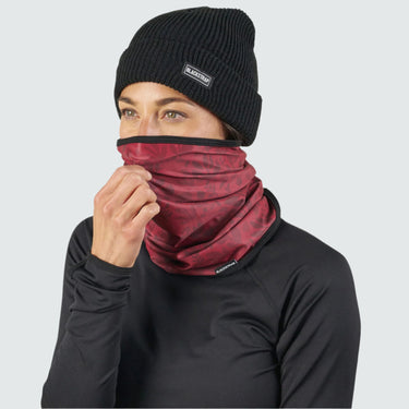 Apex Tube Neck Warmer | Prints BlackStrap Springy Maroon #color_springy-maroon