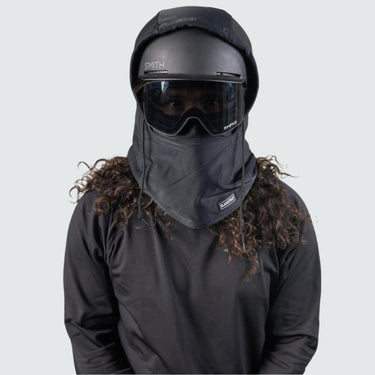 Camber Hood Adjustable Balaclava | Solids BlackStrap Black #color_black