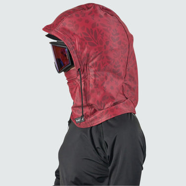 Camber Hood Adjustable Balaclava | Prints BlackStrap Springy Maroon #color_springy-maroon