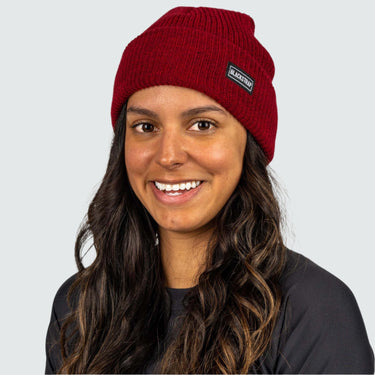 Classic Beanie BlackStrap #color_heather red