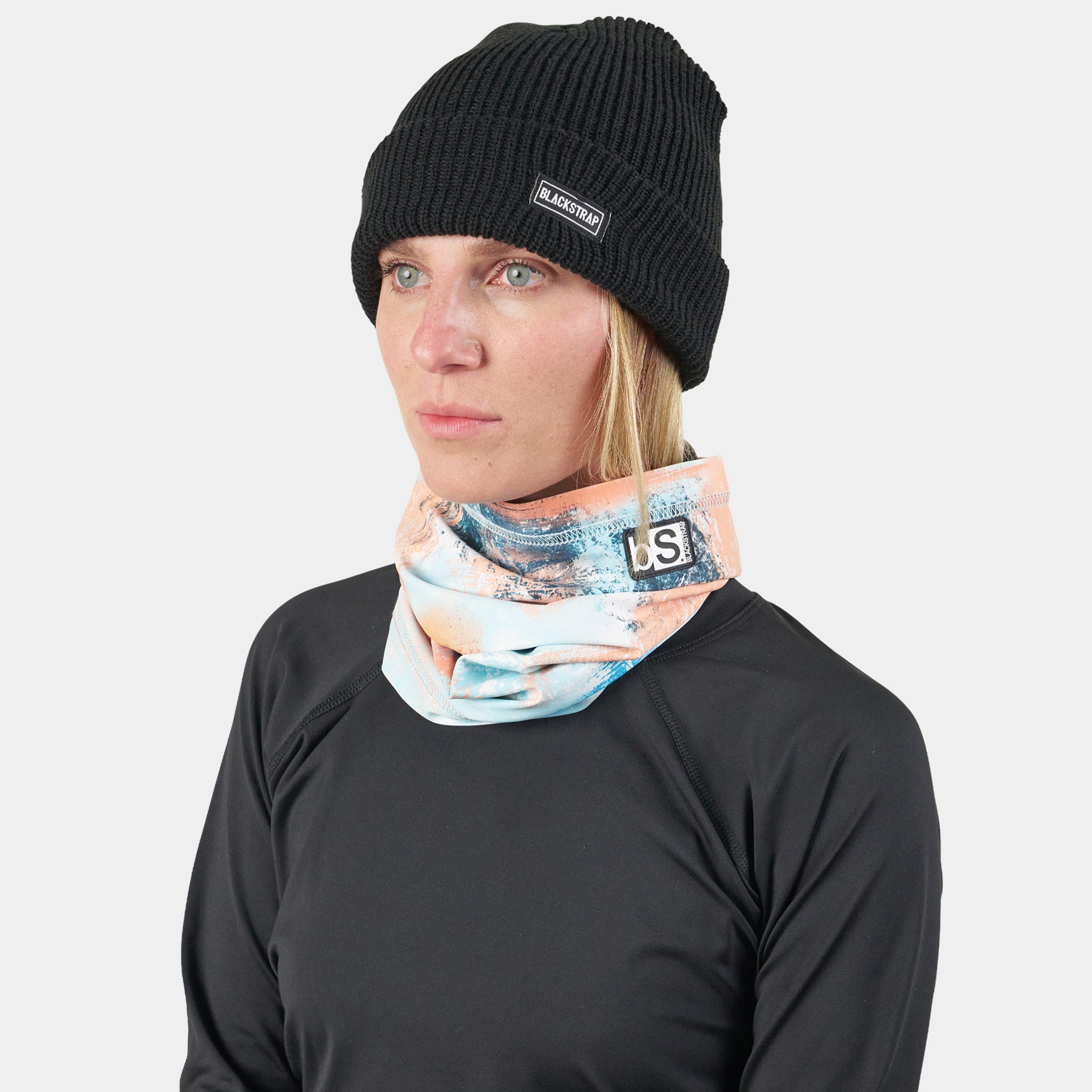 Dual Layer Tube Neck Warmer | Prints BlackStrap Pastels #color_pastels