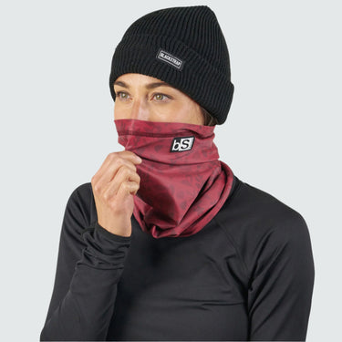 Dual Layer Tube Neck Warmer | Prints BlackStrap Springy Maroon #color_springy-maroon