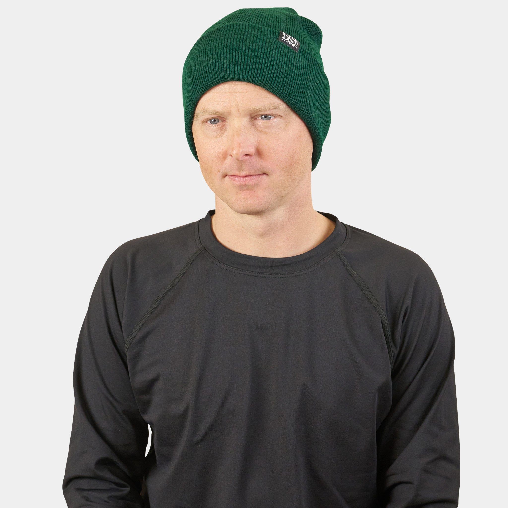 Essential Beanie BlackStrap Forest Green #color_forest green