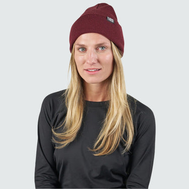 Essential Beanie BlackStrap Maroon #color_maroon