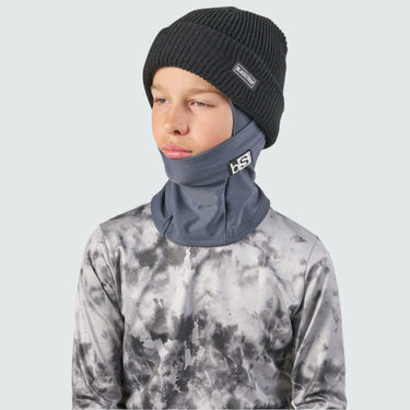 Kids' Expedition Hood Balaclava | Solids BlackStrap Granite #color_granite