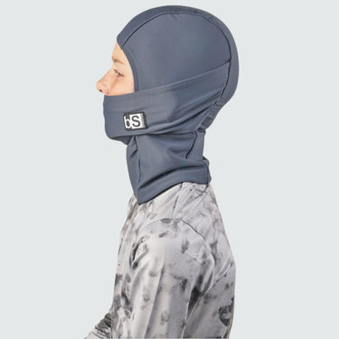 Kids' Expedition Hood Balaclava | Solids BlackStrap Granite #color_granite