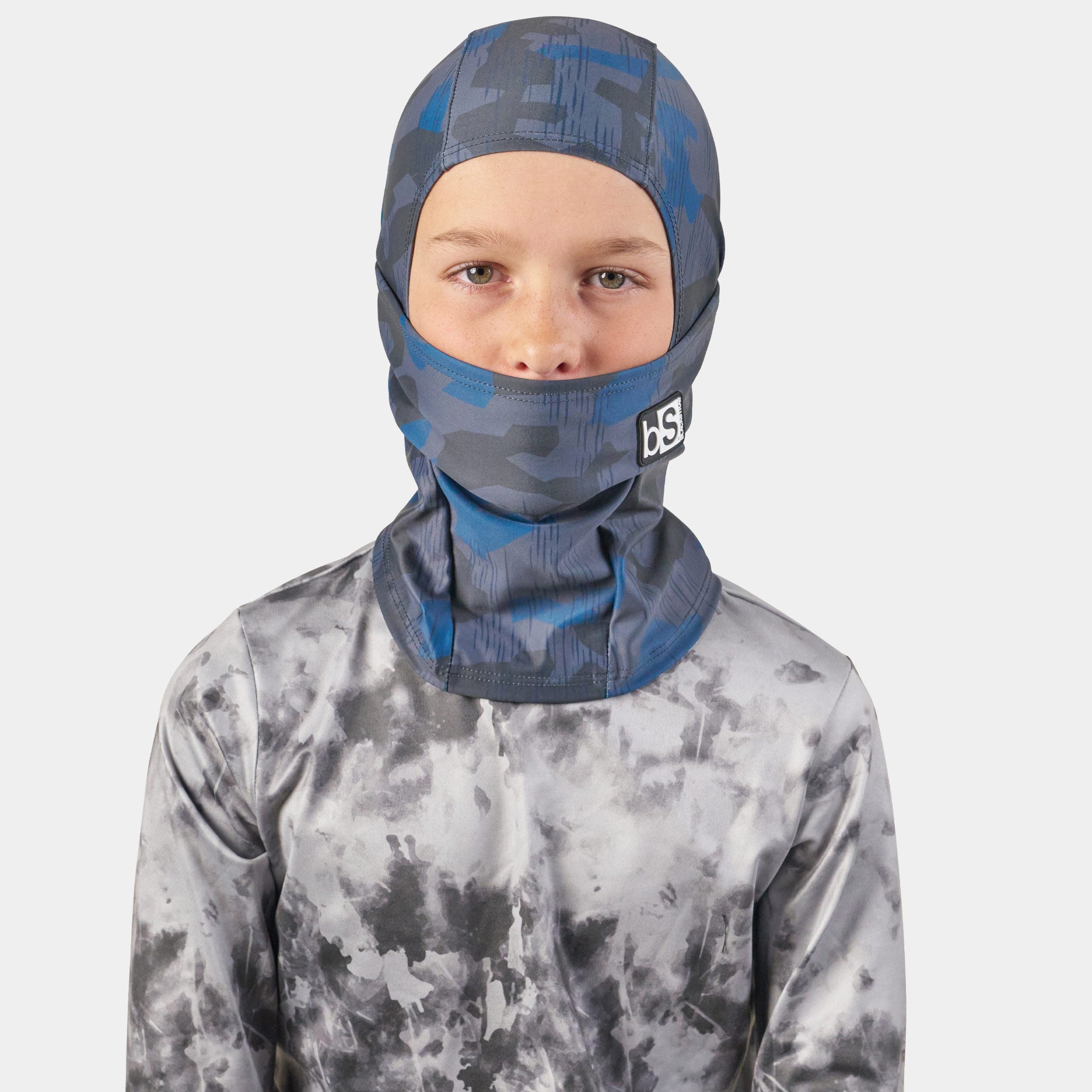 Kids' Hood Balaclava | Prints BlackStrap Frontline Slate #color_frontline slate