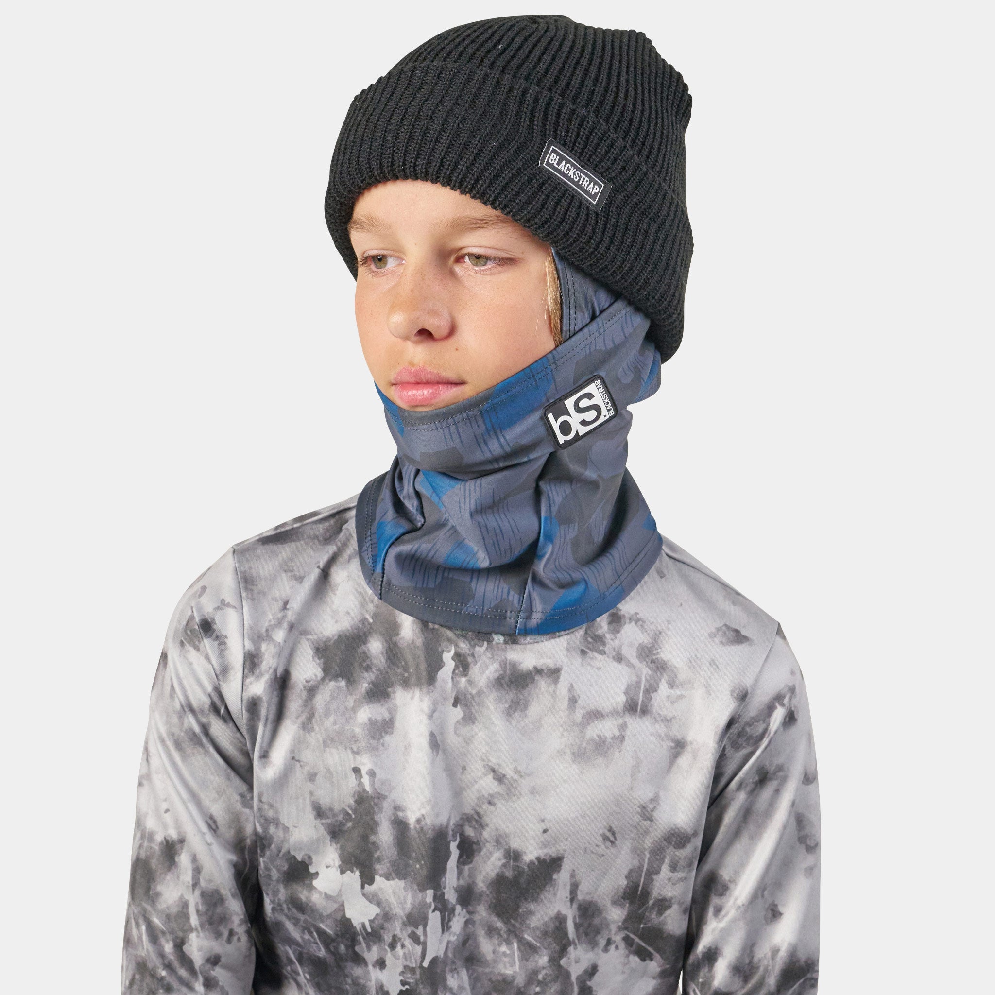 Kids' Hood Balaclava | Prints BlackStrap Frontline Slate #color_frontline slate