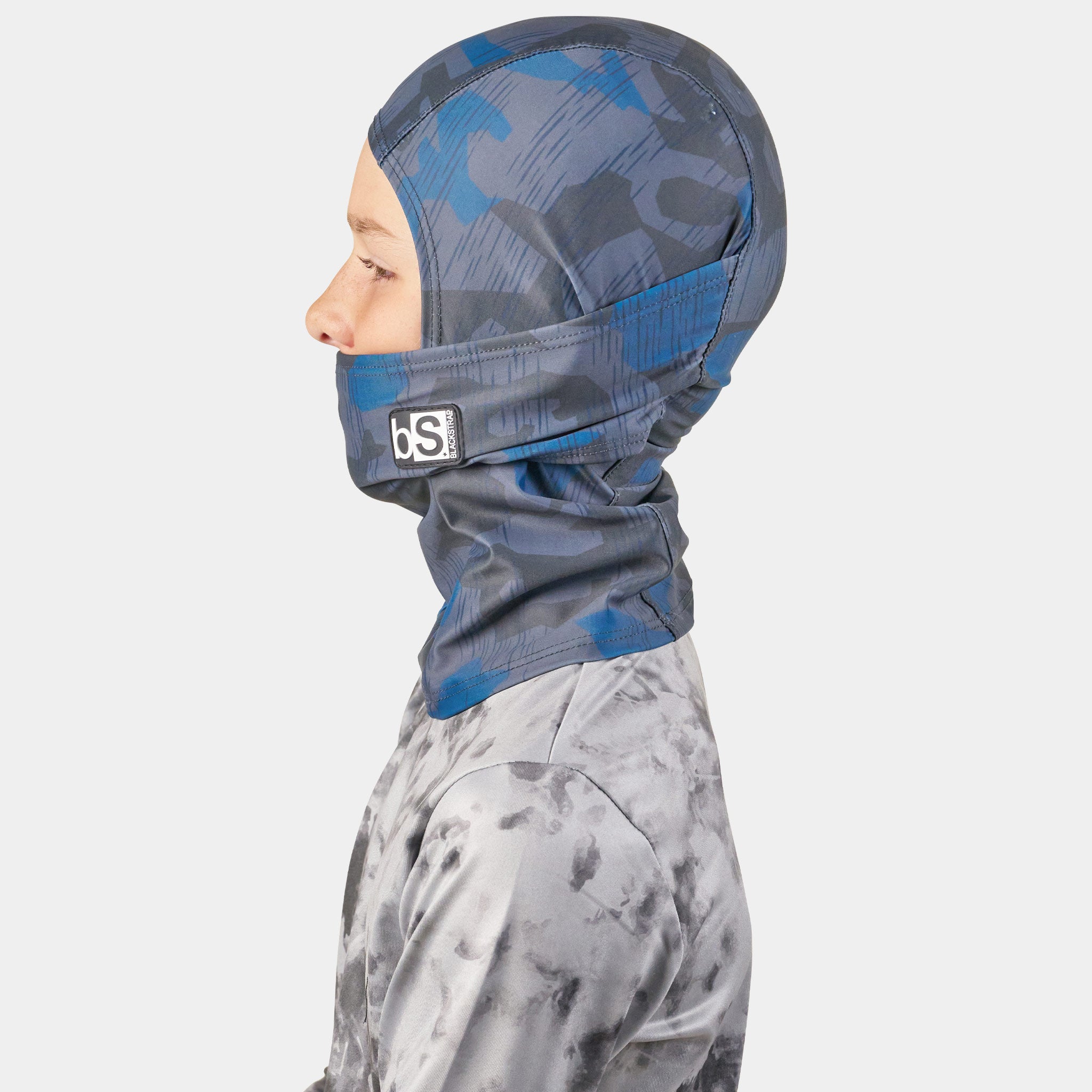 Kids' Hood Balaclava | Prints BlackStrap Frontline Slate #color_frontline slate