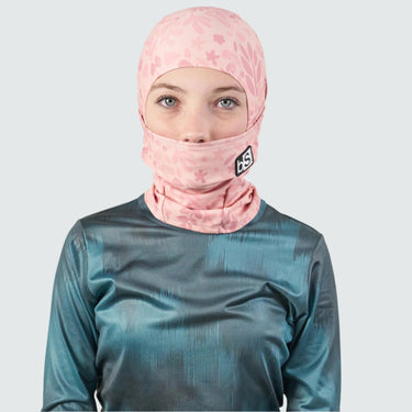 Kids' Hood Balaclava | Prints BlackStrap Springy Mauve #color_springy-mauve