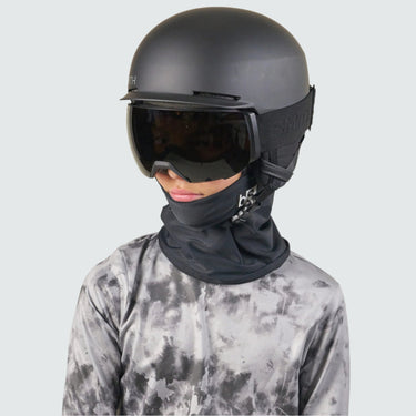 Kids' Treble Hood Balaclava BlackStrap #color_black