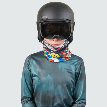 Kids' Treble Hood Balaclava BlackStrap #color_kaaapow