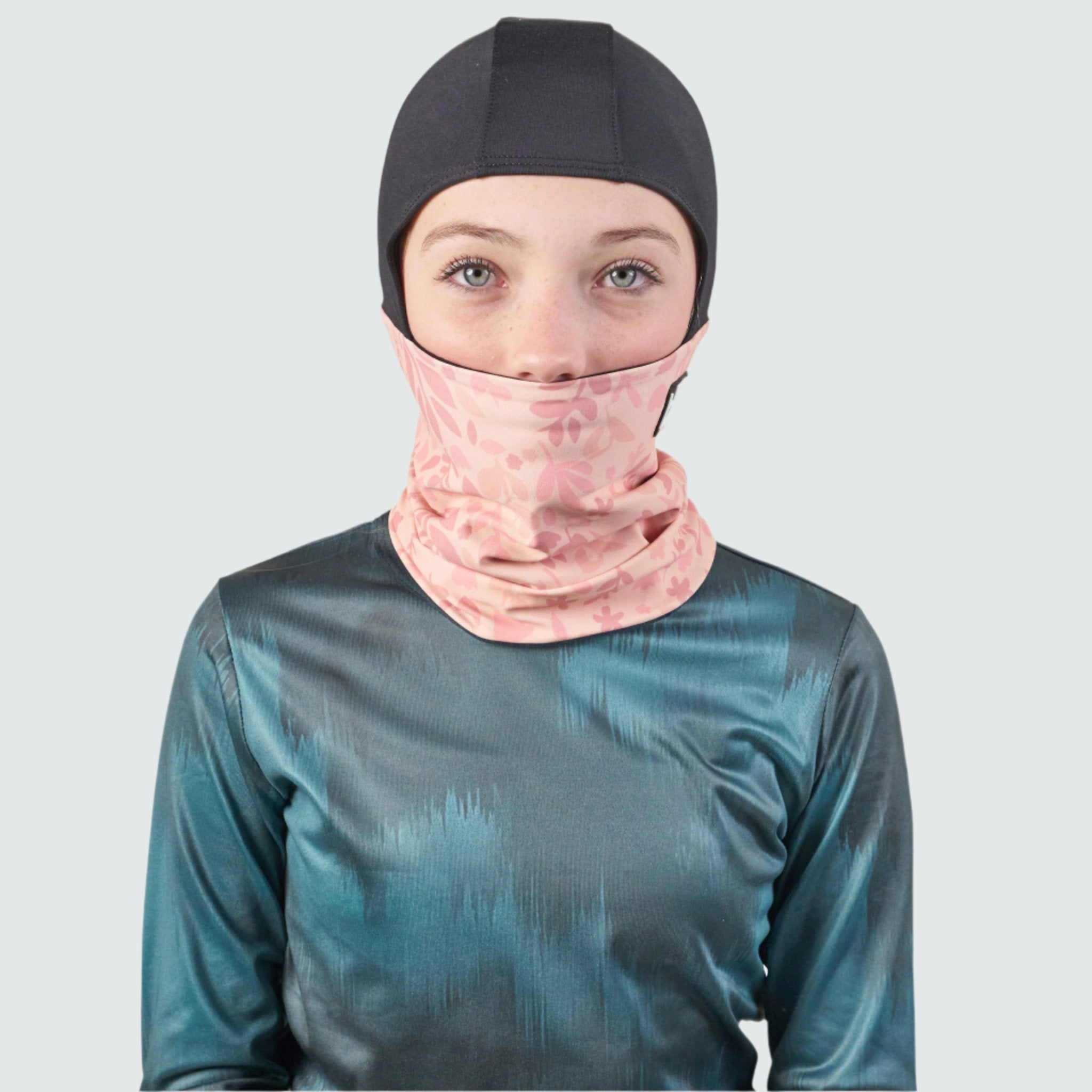Kids' Treble Hood Balaclava BlackStrap #color_springy mauve