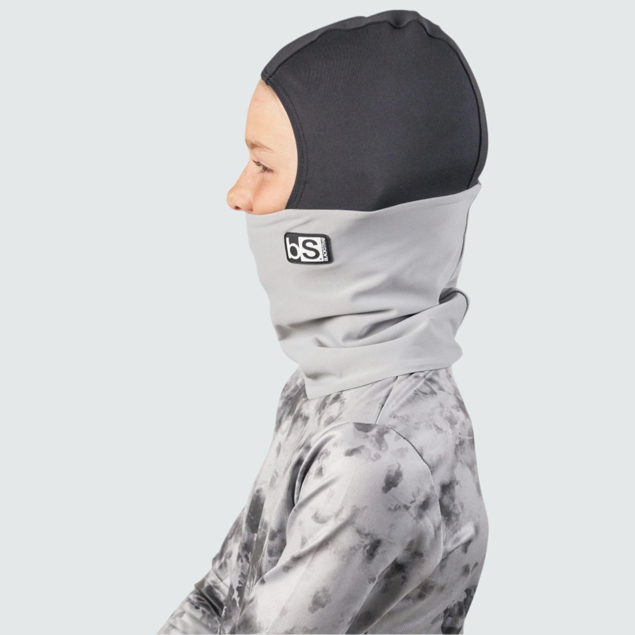 Kids' Treble Hood Balaclava BlackStrap #color_steel