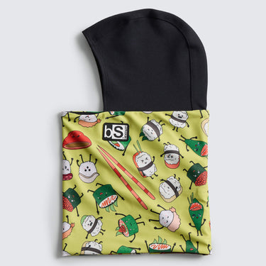 Kids' Treble Hood Balaclava BlackStrap #color_sushi-wasabi