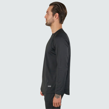 Men's Skyliner All-Season Base Layer Crewneck BlackStrap #color_black