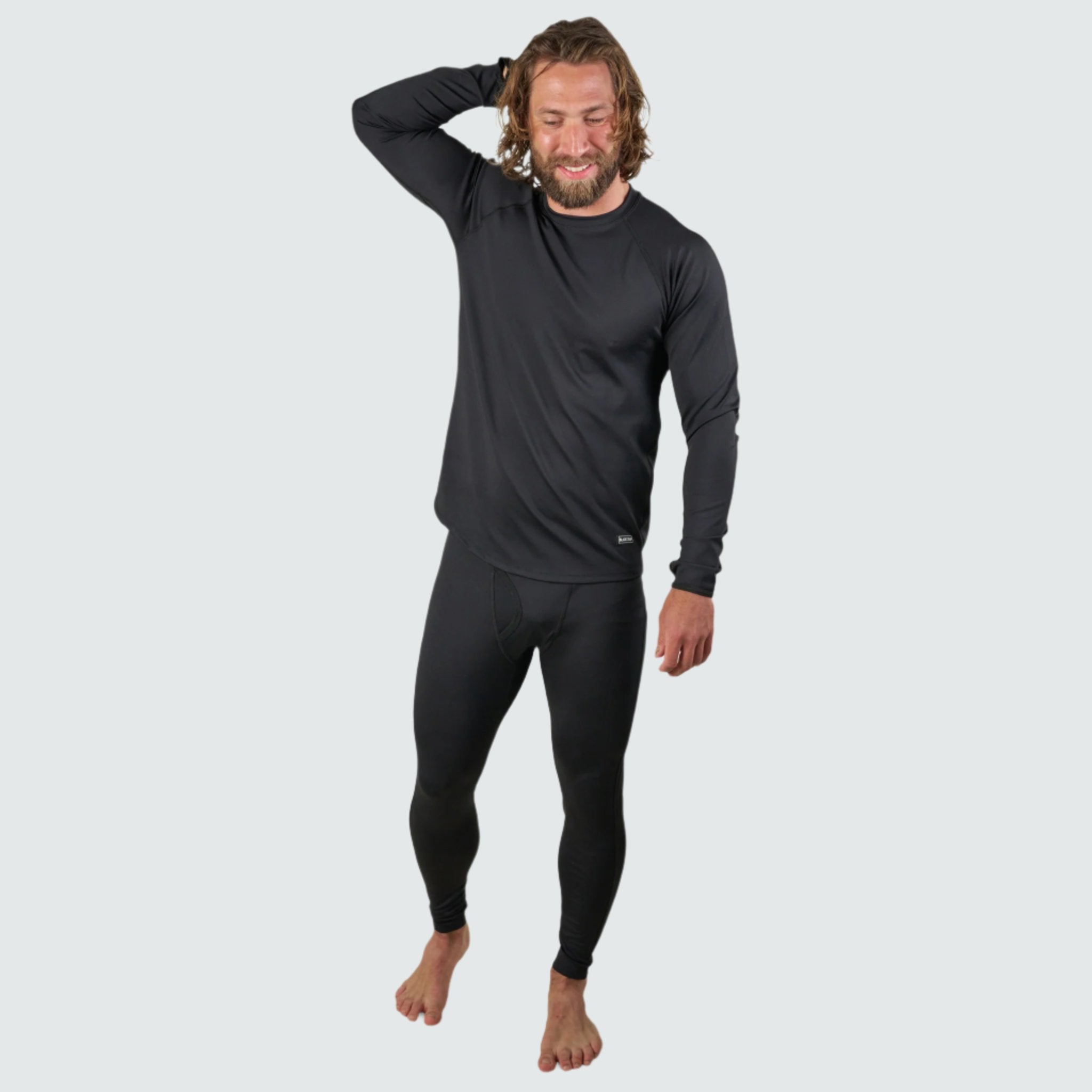 Men's Summit Base Layer Pants BlackStrap #color_black
