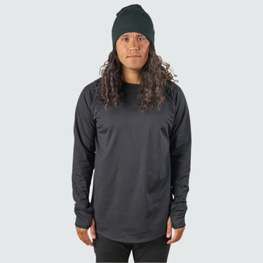 BlackStrap Men's Vista Baselayer Crewneck Long Sleeve #color_black