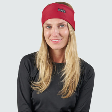 Snowbelle Therma Headband BlackStrap #color_maroon