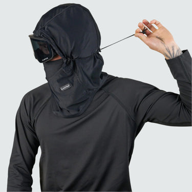 Team Hood Balaclava | Solids BlackStrap Black #color_black