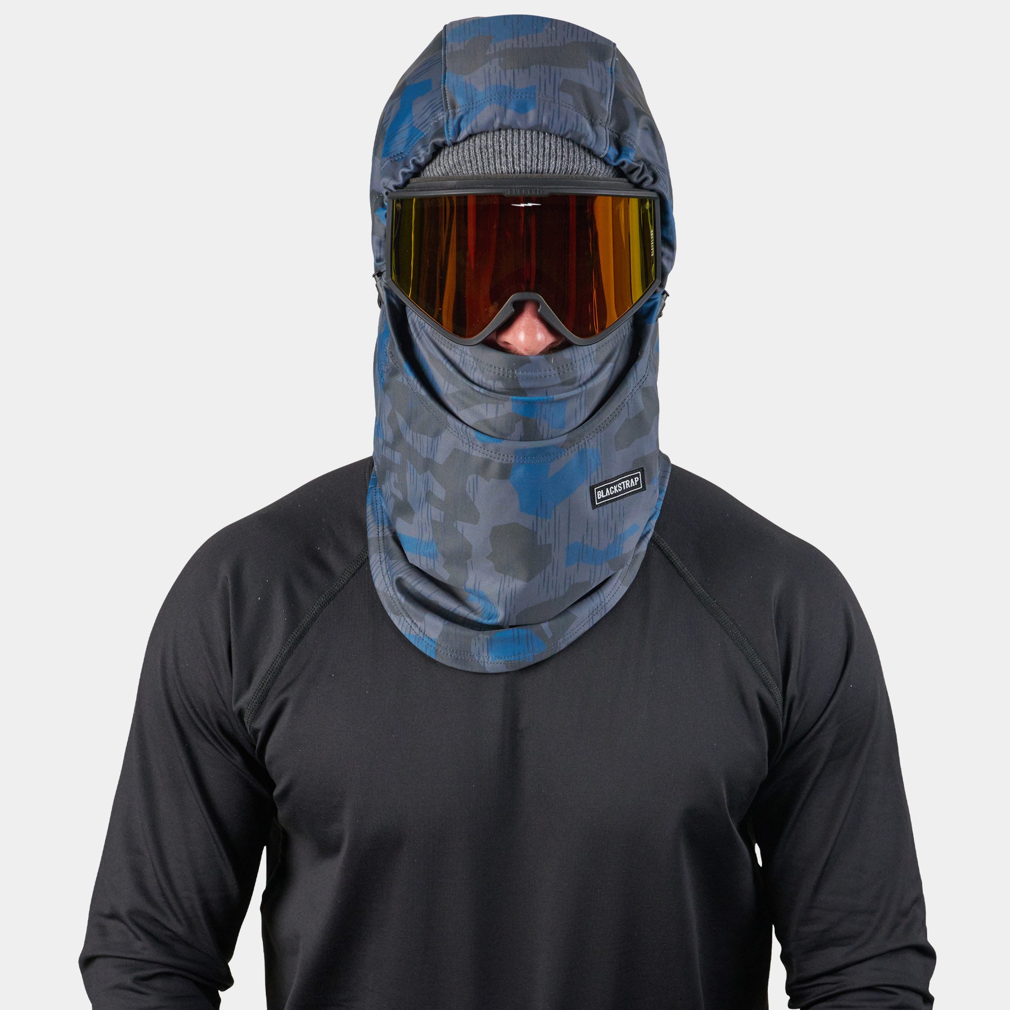 Team Hood Balaclava | Prints BlackStrap #color_frontline slate