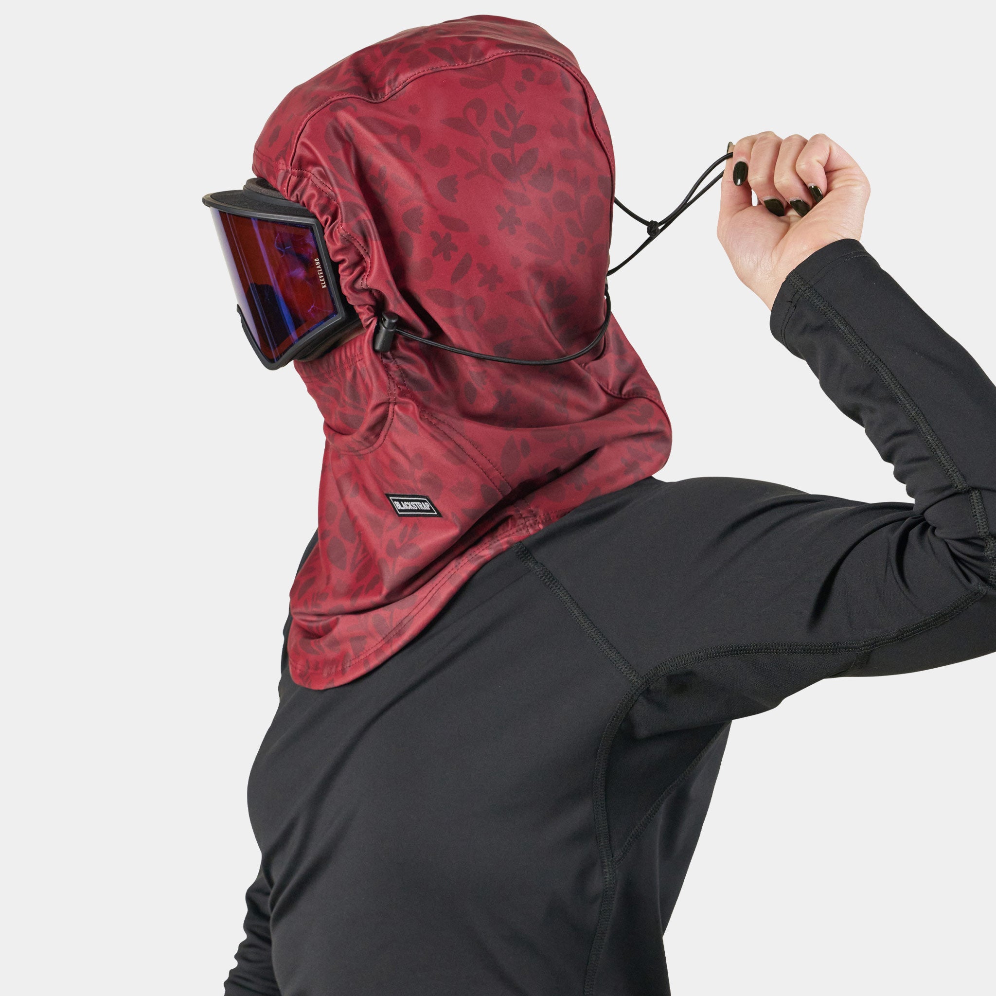 Team Hood Balaclava | Prints BlackStrap #color_springy maroon