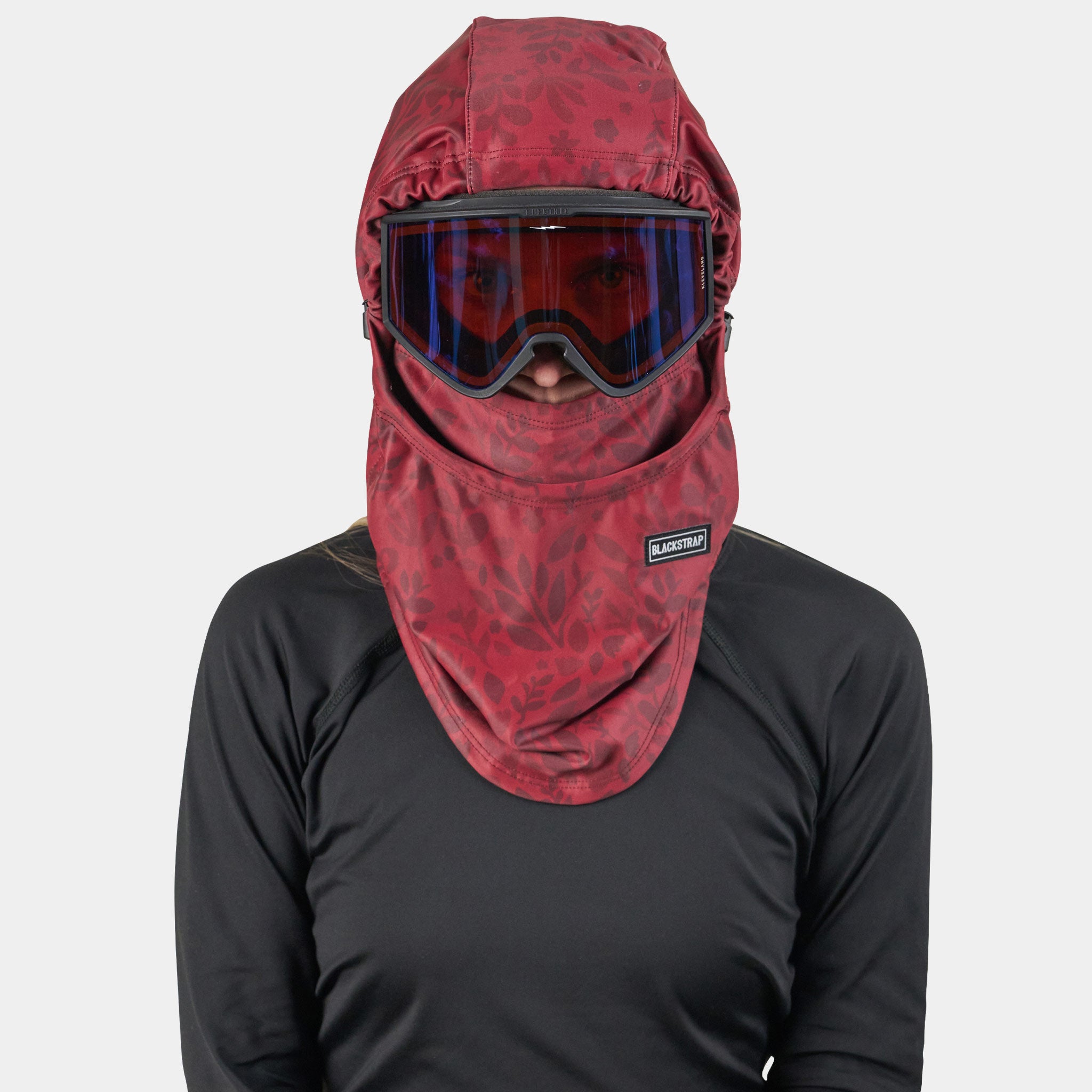 Team Hood Balaclava | Prints BlackStrap #color_springy maroon