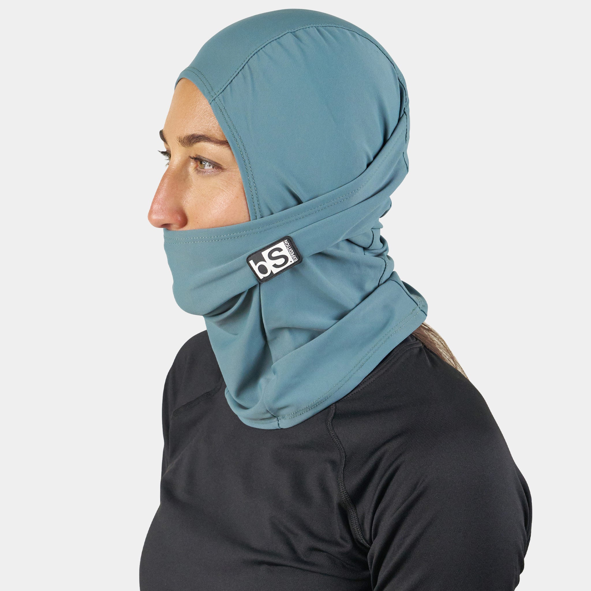 Expedition Hood Balaclava | Solids BlackStrap #color_nautical