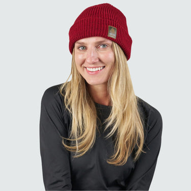 Tread Beanie BlackStrap Heathered Red #color_heathered-red