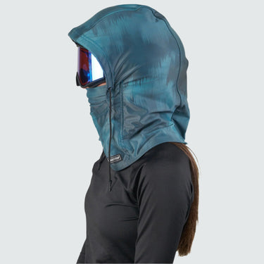 Camber Hood Adjustable Balaclava | Prints BlackStrap Glitch Nautical #color_glitch-nautical