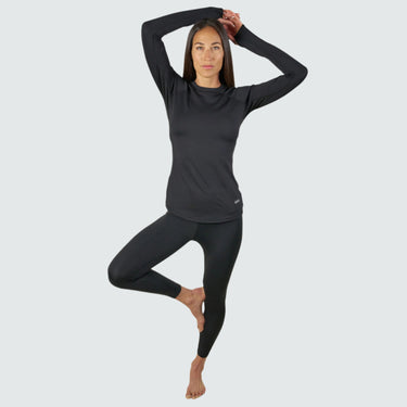 BlackStrap Women's Summit Baselayer Crewneck Long Sleeve #color_black