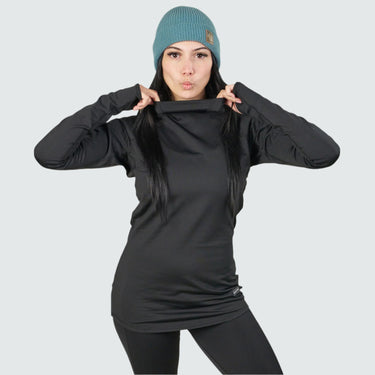 BlackStrap Women's Vista Baselayer Hoodie #color_black