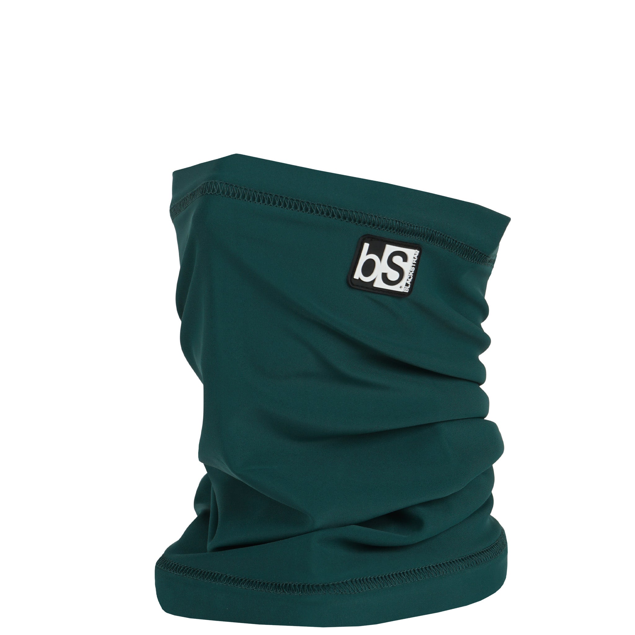 Dual Layer Tube Neck Warmer | Solids Blackstrap Emerald #color_emerald
