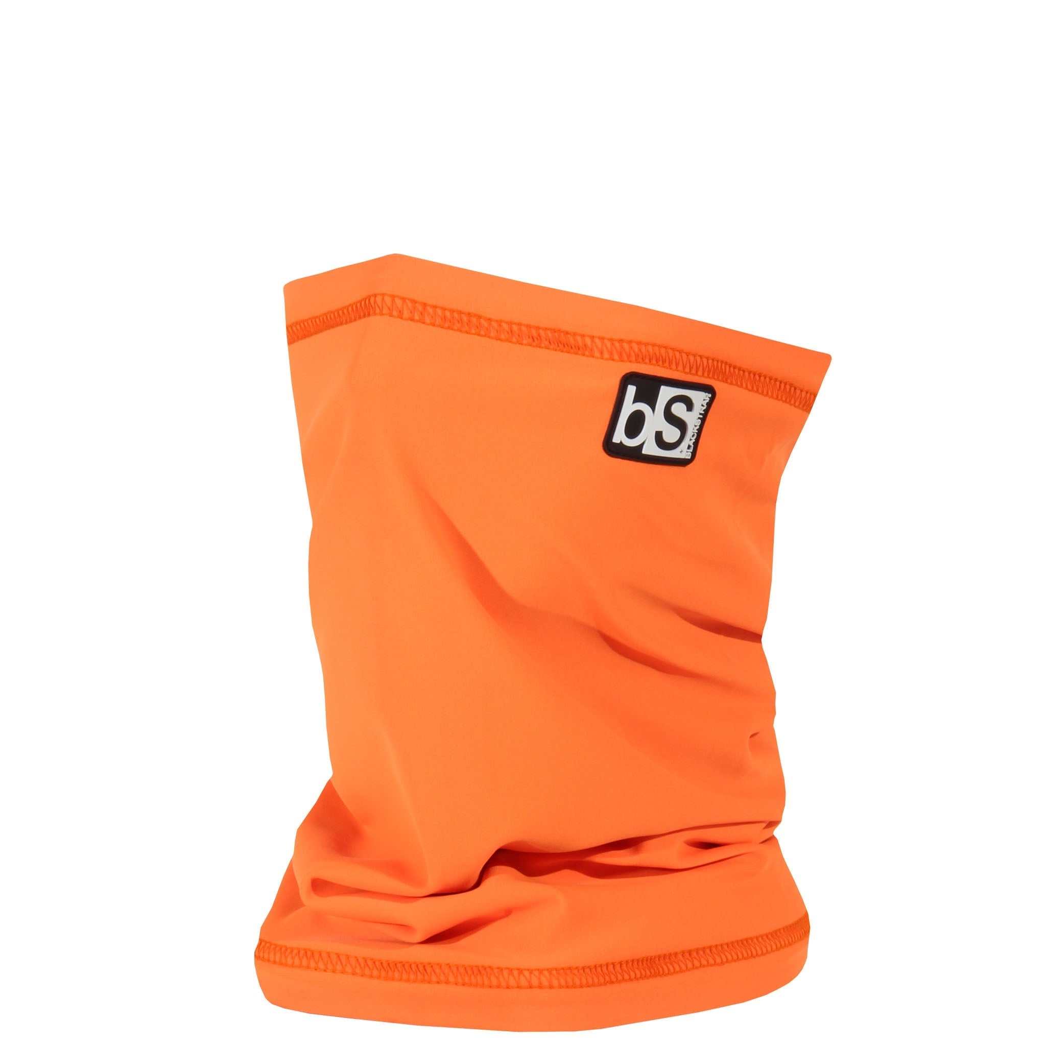 Dual Layer Tube Neck Warmer | Solids Blackstrap Bright Orange #color_bright orange
