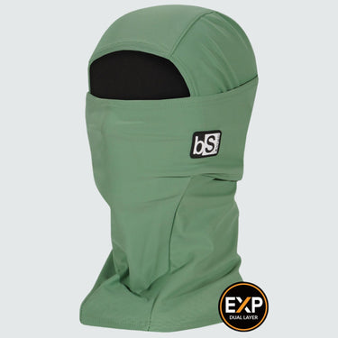 Expedition Hood Balaclava | Solids BlackStrap Basil #color_basil