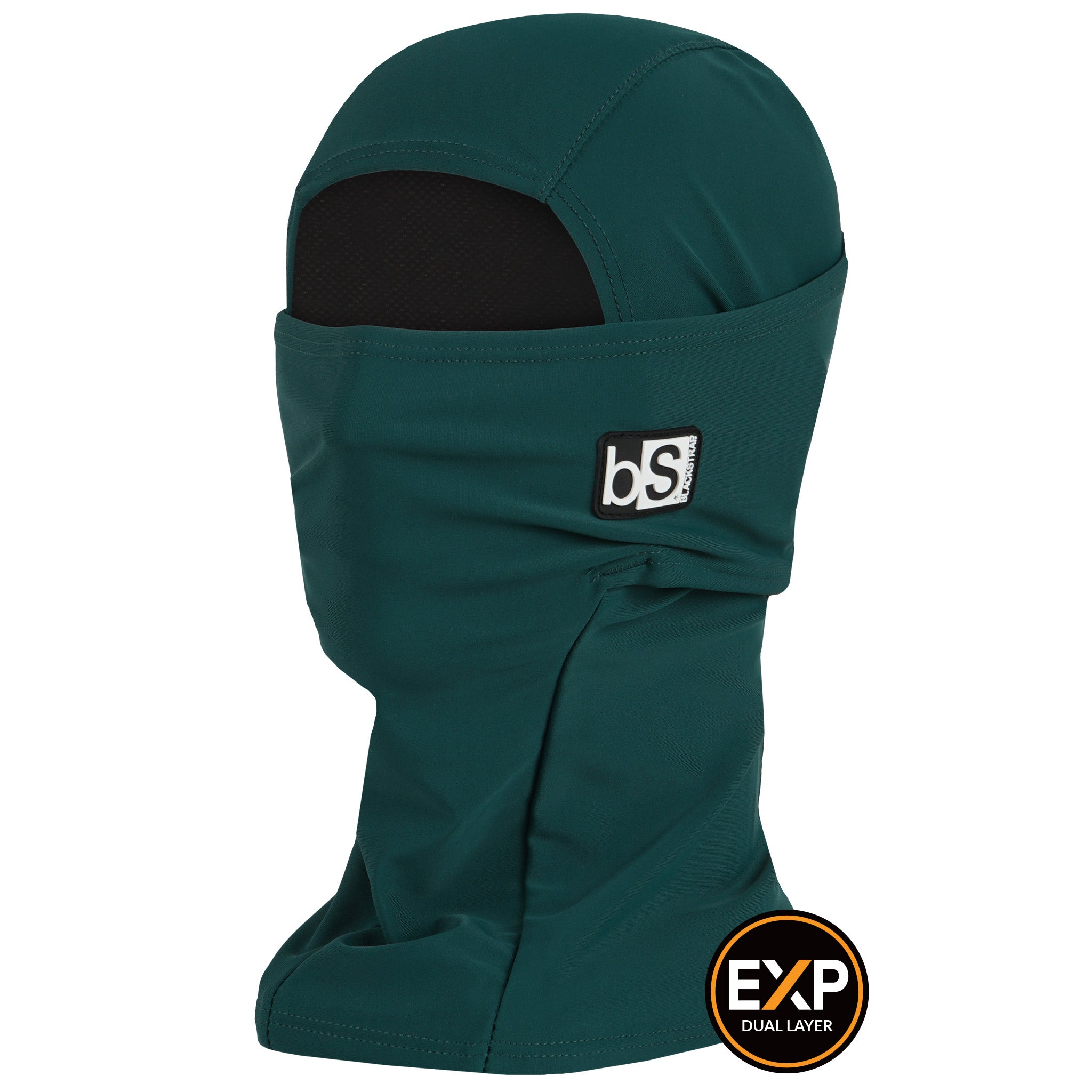 Expedition Hood Balaclava | Solids BlackStrap Emerald #color_emerald