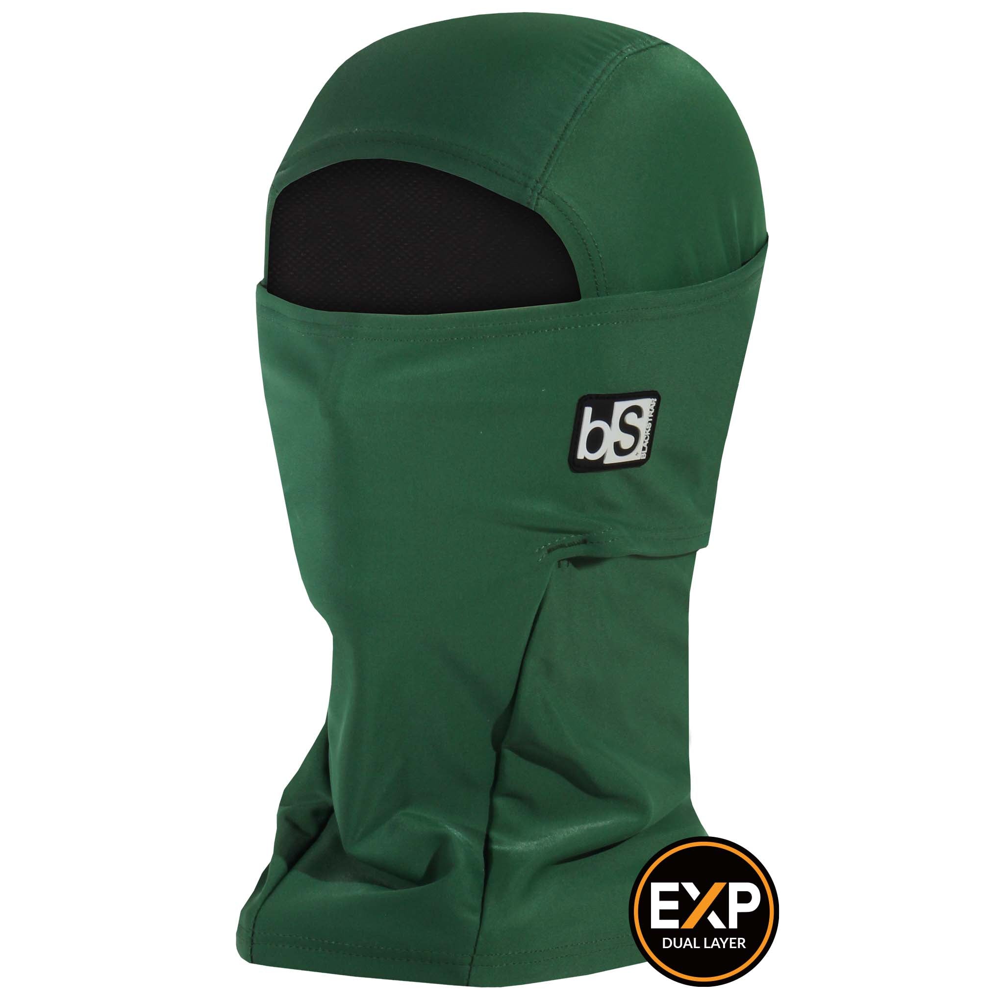 Expedition Hood Balaclava | Solids BlackStrap Forest Green #color_forest green